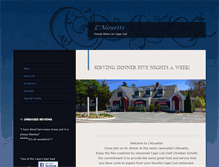 Tablet Screenshot of frenchbistrocapecod.com